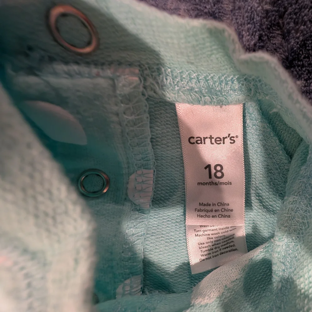 Carter's 18M Light Blue Baby Romper